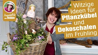 Wie Blumenkübel Balkonkästen und Pflanzschalen lange halten Frühlingsdeko  witzige DIY Ideen [upl. by Sellma339]