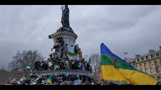 Paris 17 mars 2019  diapo StPatrick amp rassemblement Algérie place de la République [upl. by Rekrap]