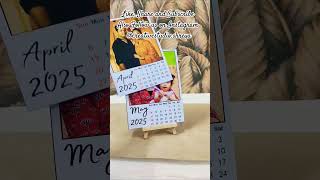 Calendar 🗓️ calendar2025 diy 2025 calendar handmadegifting artandcraft love smallbusiness [upl. by Orat344]