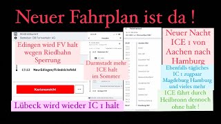 Der neue Fahrplan ist da  Krasse Änderungen Teil 1 [upl. by Anelim]