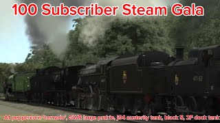 100 Subscriber Steam Gala train simulator classic [upl. by Malinowski]