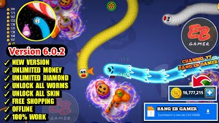 Worms Zone io Mod Apk V602 New 2024  Unlimited Coin amp Unlock All Skin [upl. by Mauldon]