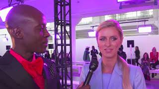 Nicky HiltonRothschild Front Row Interview at Pamella Roland [upl. by Negeam]