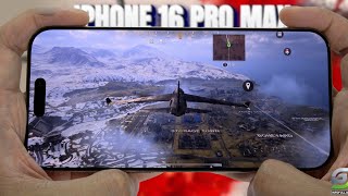 iPhone 16 Pro Max test game Call of Duty Warzone Mobile  Apple A18 Pro [upl. by Ettenyl933]