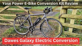 Yose Power ebike conversion kit review Dawes Galaxy touring bike electric conversion [upl. by Valentine]