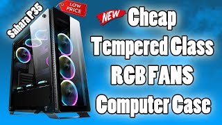 Cheap Tempered Glass Computer Case [upl. by Suirred]