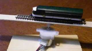 A Stepper Motor Experiment for Model Railroad [upl. by Welby]