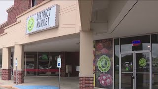 Blackowned grocery store marks one year in business [upl. by Waylen]