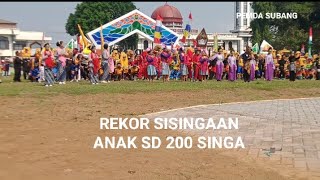 REKOR SISINGAAN ANAK SD 200 SINGADI PEMDA SUBANG [upl. by Eissoj]