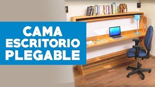 Cómo construir un escritorio con cama plegable [upl. by Eipper782]