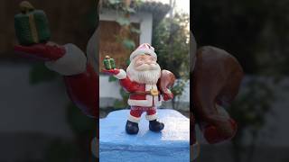 অবশেষে আজ santa claus বানিয়ে ফেললাম 🎅art clay model christmas santaclaus shorts minivlog [upl. by Soilisav]