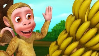 Bandar Mama and Bananas  Bengali Rhymes for Children  Infobells [upl. by Xxam300]