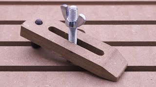 Making Wooden Clamps for CNC [upl. by Matthaeus]