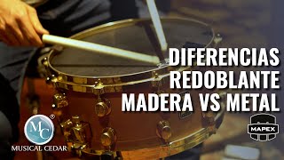 Diferencias redoblantes madera y metal Mapex [upl. by Danais]