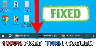 Taskbar Application Expand Problem Windows [upl. by Gilchrist]