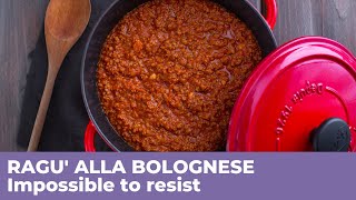 How to prepare RAGU ALLA BOLOGNESE  Traditional Italian recipe [upl. by Merla14]