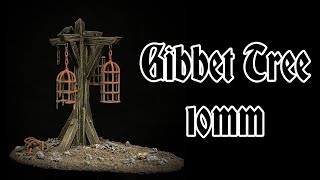 Making of a Gibbet Tree scatter terrain 10mm [upl. by Normy]