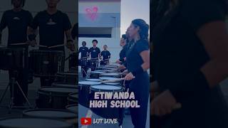 Etiwanda High School WBA Lot marchingband marching drumline wba [upl. by Aramoy]