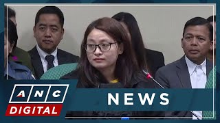 Natatakot po talaga ako Alice Guo repeats as she refuses to answer questions on escape threats [upl. by Camp]