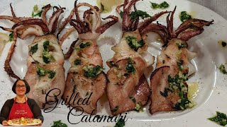 Grill Perfect Calamari A Mediterranean Delight [upl. by Gnad]