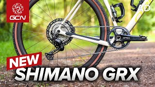 GRX Goes 12Speed  New Shimano GRX RX820 First Look [upl. by Colbye160]