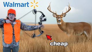 I Hunted With Walmarts Cheapest Bow [upl. by Nosnhoj718]