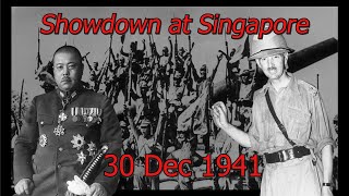 Showdown At Singapore  30 Dec 1941  War In The Pacific Macho v Heiden [upl. by Narret]