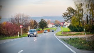 4k Drive in Germany From Fronhofen to Ravensburg 5 November 2024 [upl. by Latreese]