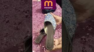 Meesho footwear haul mojrijuti onlineshoppingreviews bridalfootwear ytshortsvideo [upl. by Caswell]