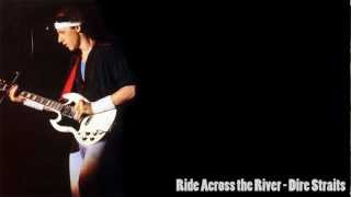 Dire Straits Ride Across The River Lyrics on screen [upl. by Nooj]