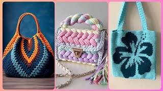 Los mejores bolsos de crochet hechos a mano elegantes y sorprendentes [upl. by Eaned460]