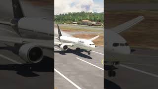 Emergency Landing Lufthansa Air Boeing 777 at Kinabalu Airport shorts [upl. by Groh]