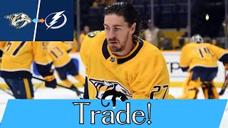 Ryan McDonagh goes to Tampa Bay Lightning in trade with the Nashville Predators  NHL Trade analysis [upl. by Bullard]