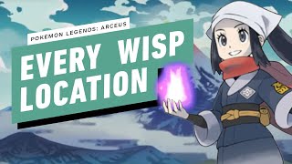 Pokemon Legends Arceus  Every Wisp Location [upl. by Ingaborg]