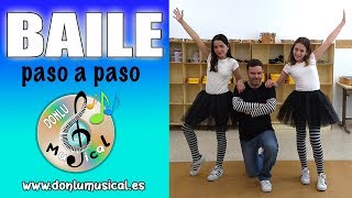 BAILE FIESTA FIN DE CURSO PARA NIÑOS paso a paso DONLUMUSICAL [upl. by Paule]