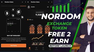 TELEGRAM VERIFIED AIRDROP  NORDOM EXCHANGE TOKEN [upl. by Eatton569]