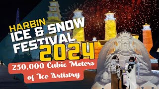 Harbin Ice amp Snow Festival 2024 A Frozen Wonderland Unveiled [upl. by Tully644]