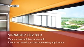 VINNAPAS® CEZ 3031  For versatile interior and exterior architectural coating applications [upl. by Jobie258]