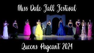 The 2024 Miss Dale Fall Festival Queen Pageant [upl. by Vera817]