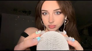 ASMR  Mic Scratching with NO COVER Close up whispers😴 [upl. by Aeslahc]