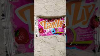 Zazzy Licorice Candy Roll Strawberry Flavourchocolate asmr shortsfeed [upl. by Dickman]