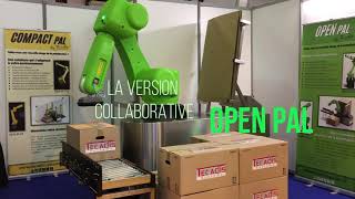 Robot palettiseur collaboratif  OPEN PAL By TECADIS Systems [upl. by Nerreg]