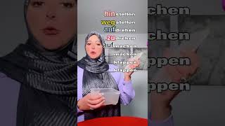 Trennbare Verben deutsch german almanya المانيا wortschatz deutschlernen [upl. by Harat965]