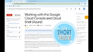 Working with the Google Cloud Console and Cloud Shell Azure qwiklabs  With Explanation🗣️ [upl. by Utley]