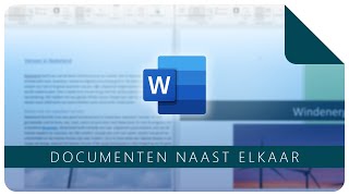 Documenten naast elkaar tonen  Microsoft Word [upl. by Solnit]