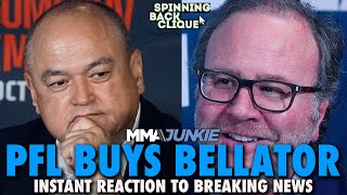 Instant Reaction PFL Officially Acquires Bellator Reveals Plans For Future [upl. by Ennaihs]