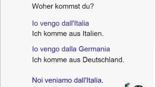 Die erste italienische Unterhaltung  Italienisch Kurs für Anfänger [upl. by Mcconaghy]