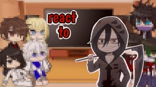 different anime characters react to each other zack foster angels of death 18 [upl. by Roid91]