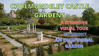 CHOLMONDELEY CASTLE GARDEN A Stunning Visual Garden Tour [upl. by Schreibe252]