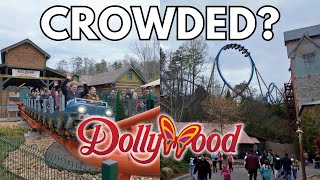 State of Dollywood Crowds  April Spring Break  Theme Park Walking Tour [upl. by Genesia167]